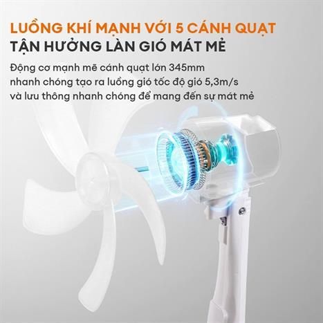 Quạt đứng Gaabor FM430M-WH05A 45W