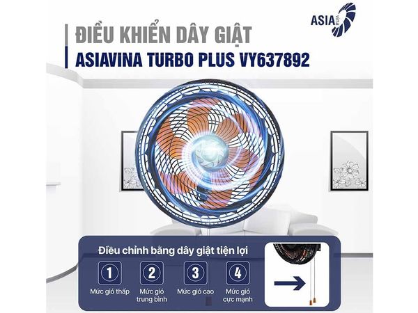 Quạt treo tường Asia TURBO PLUS VY637892