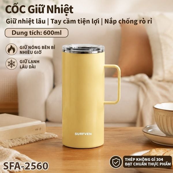 Cốc giữ nhiệt SURFVEN SFA-2560 600ml