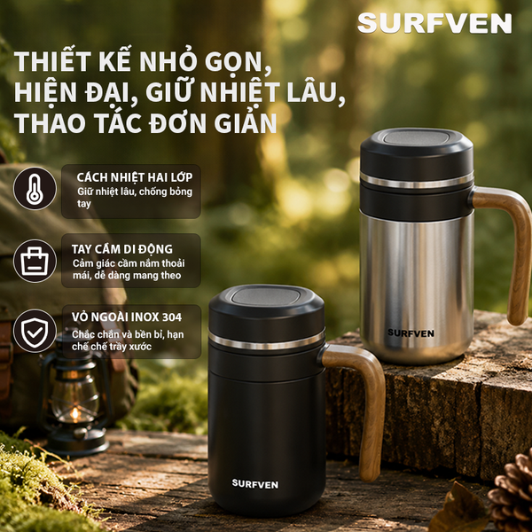 Cốc giữ nhiệt SURFVEN SFA-2450 480ml