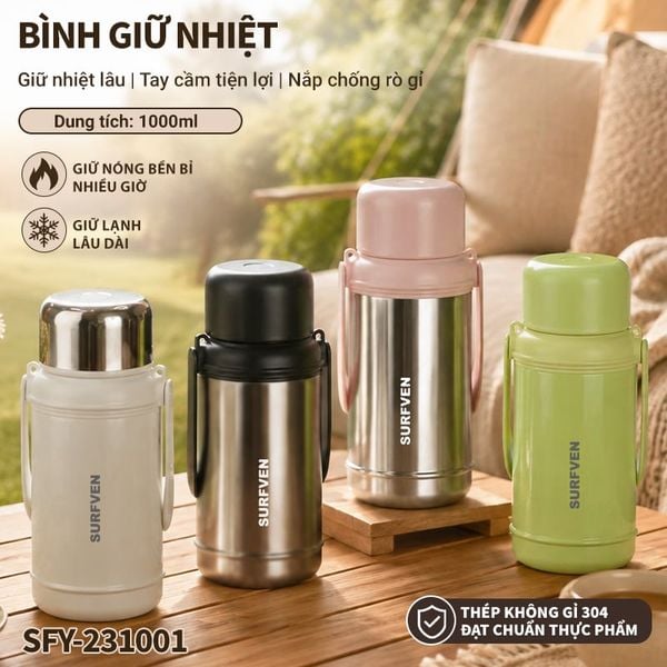 Bình giữ nhiệt SURFVEN SFY-231001 1000ML