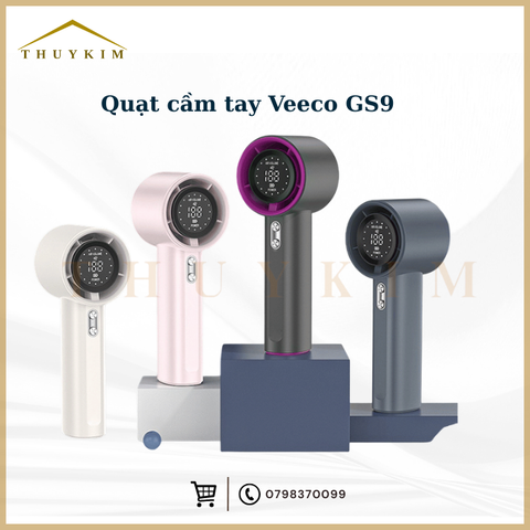 Quạt mini dùng pin sạc GS9