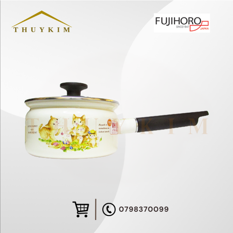 Nồi tay cầm tráng men Fujihoro KIT-300G