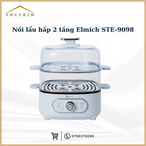 Nồi lẩu hấp 2 tầng Elmich STE-9098