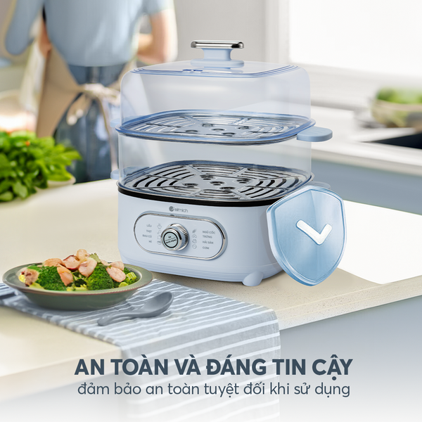 Nồi lẩu hấp 2 tầng Elmich STE-9098