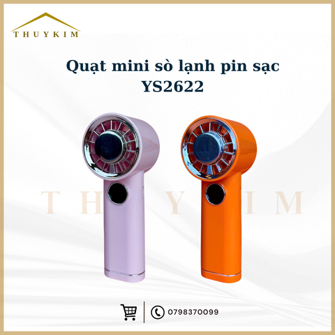 Quạt mini sò lạnh pin sạc YS2622