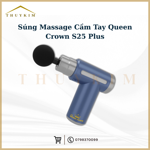Súng Massage Cầm Tay Queen Crown S25 Plus