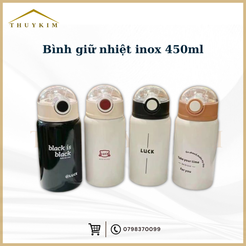 Bình giữ nhiệt Inox 450ml