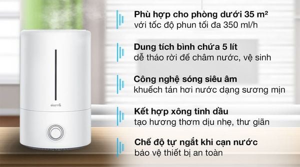Máy tạo độ ẩm DEERMA F628