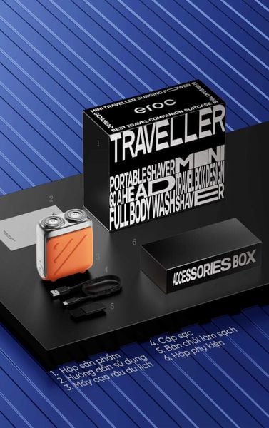 Máy cạo râu Traveller Eroc KKXZ021