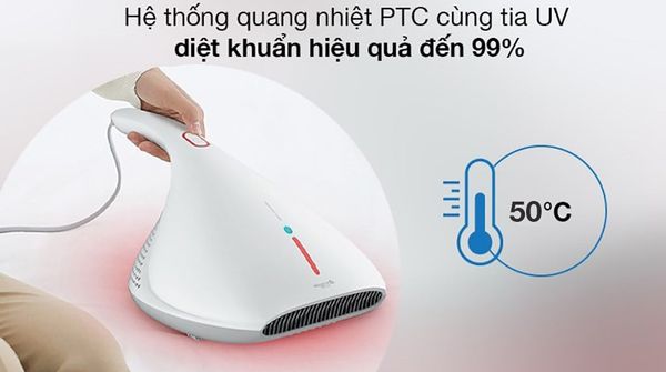 Máy hút bụi đệm giường DEERMA CM800