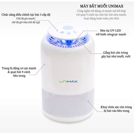 Máy bắt muỗi Unimax Hàn Quốc UMB-501W
