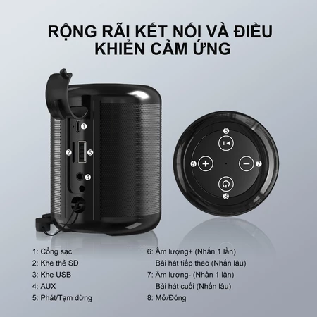 Loa bluetooth 1Hora BOC062
