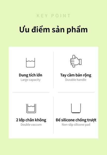 Ly Giữ Nhiệt LocknLock Balance Grip Tumbler LHC4397 900ml - Màu Tím