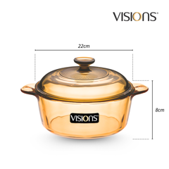 Nồi thủy tinh Visions 2.25 lít VS-22/CL1
