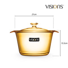 Nồi thủy tinh Visions thân cao 3.8 Lít Flair VSF-38/CL1