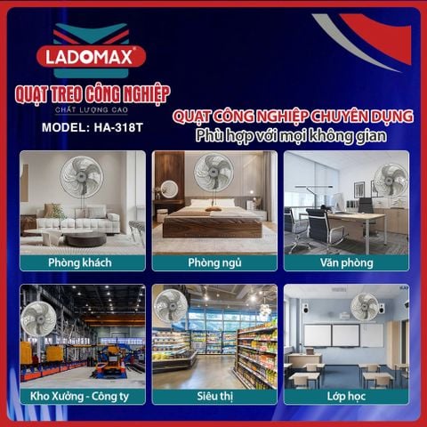 Quạt treo công nghiệp HA-318T