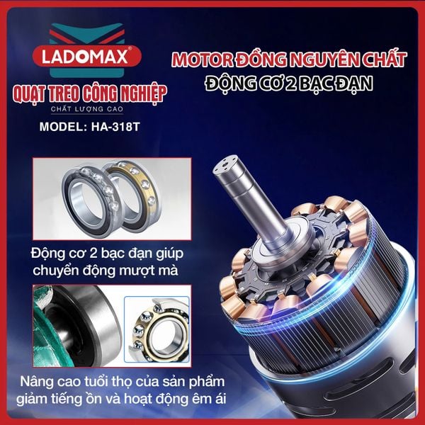 Quạt treo công nghiệp HA-318T