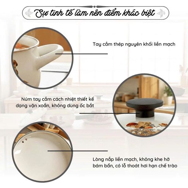 Nồi Hấp Thép Tráng Men Cao Cấp Nhật Bản Fujihoro KIT-24SM