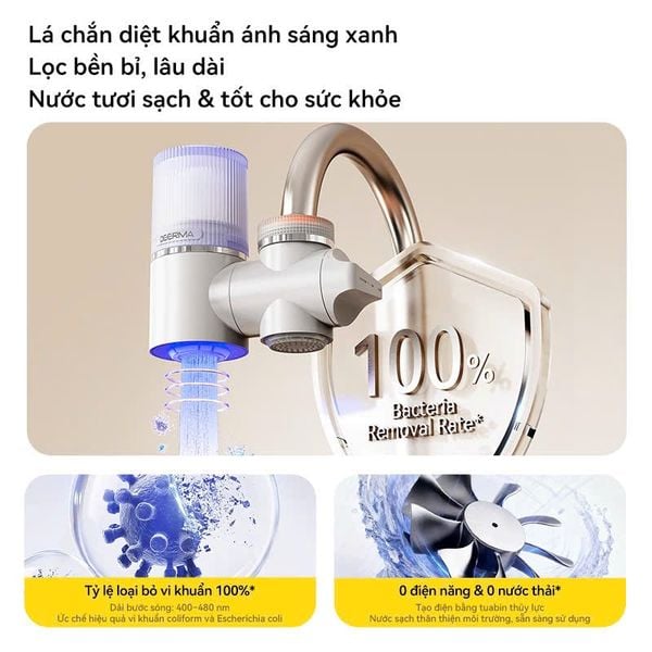 Đầu vòi lọc nước Deerma LT02 trắng