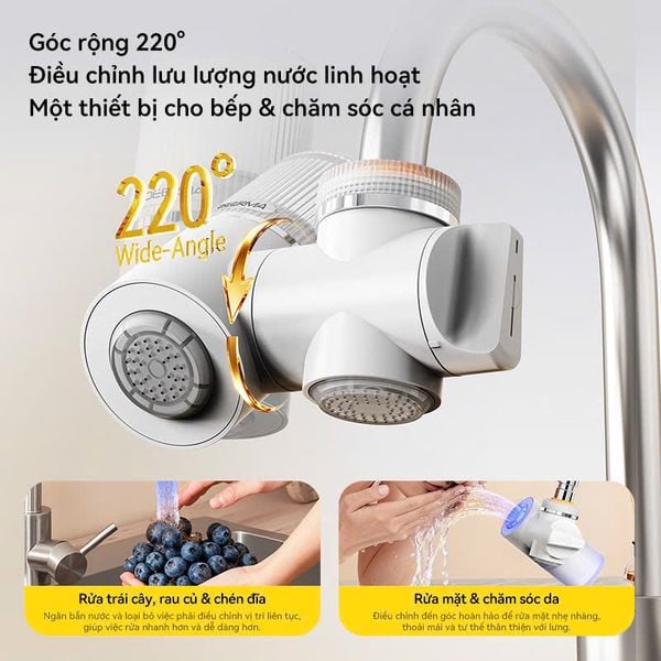 Đầu vòi lọc nước Deerma LT02 trắng