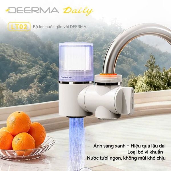 Đầu vòi lọc nước Deerma LT02 trắng