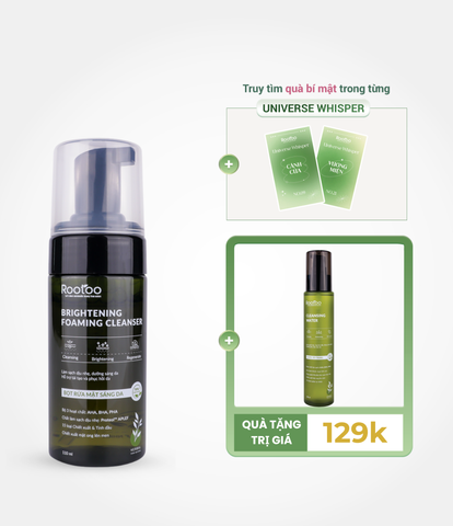 Bọt rửa mặt sáng da - Brightening foaming cleanser 100ml