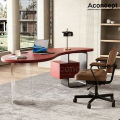 Bàn làm việc Aconcept301 bọc da cao cấp