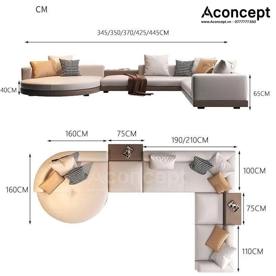 Sofa phòng khách Aconcept123