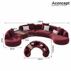 Sofa phòng khách Aconcept124
