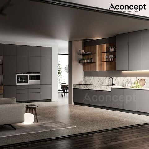 Tủ bếp A406 chữ I