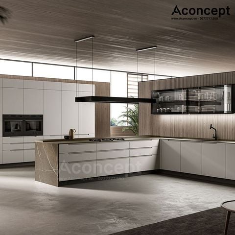 Tủ bếp A405 chữ I