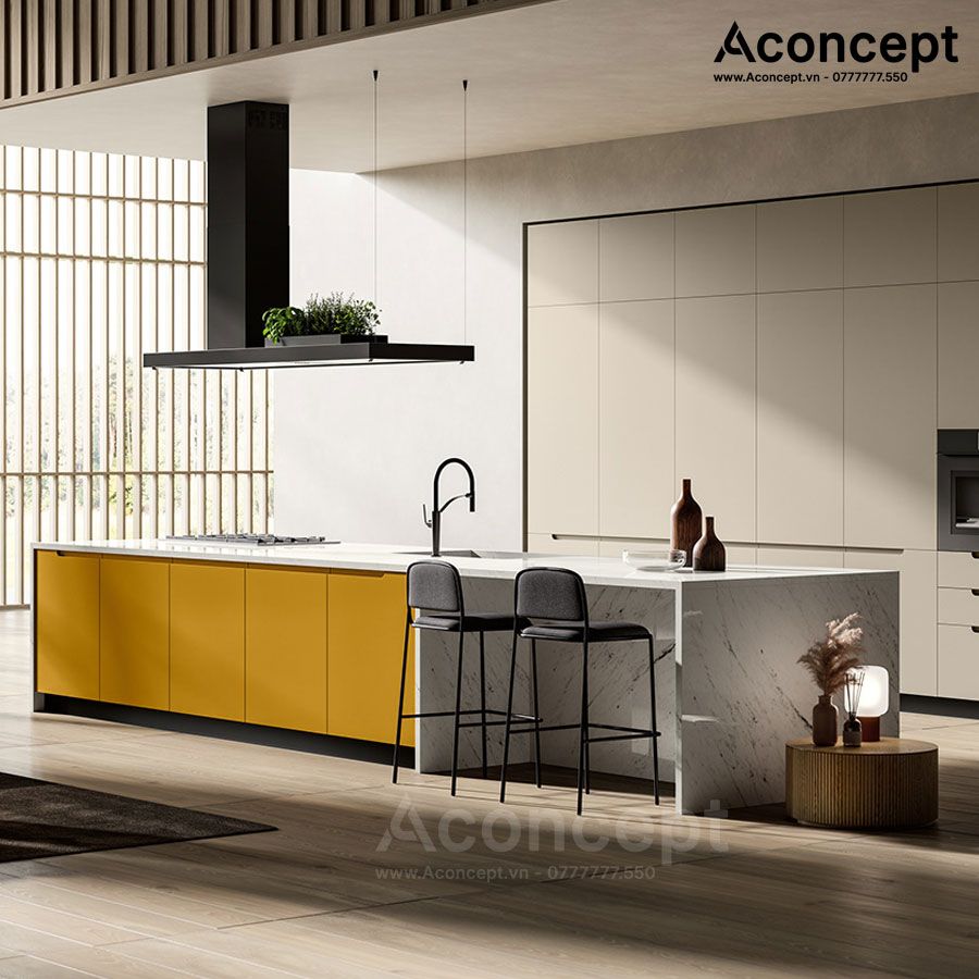 Tủ bếp A404 chữ I