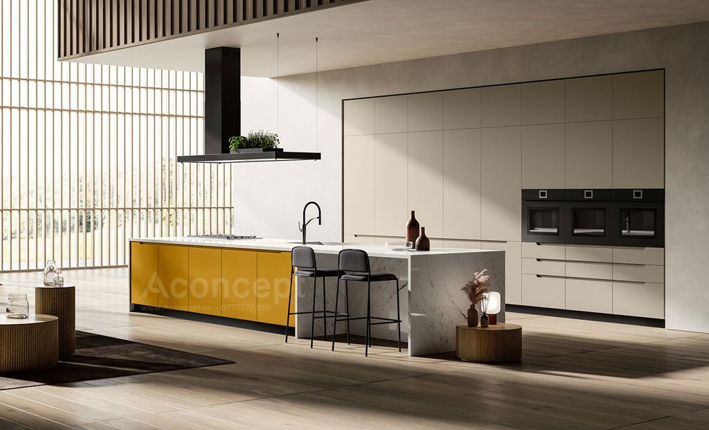 Tủ bếp A404 chữ I