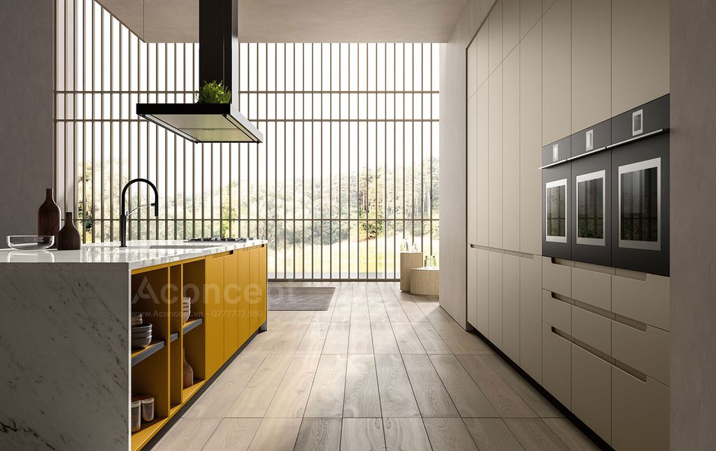 Tủ bếp A404 chữ I