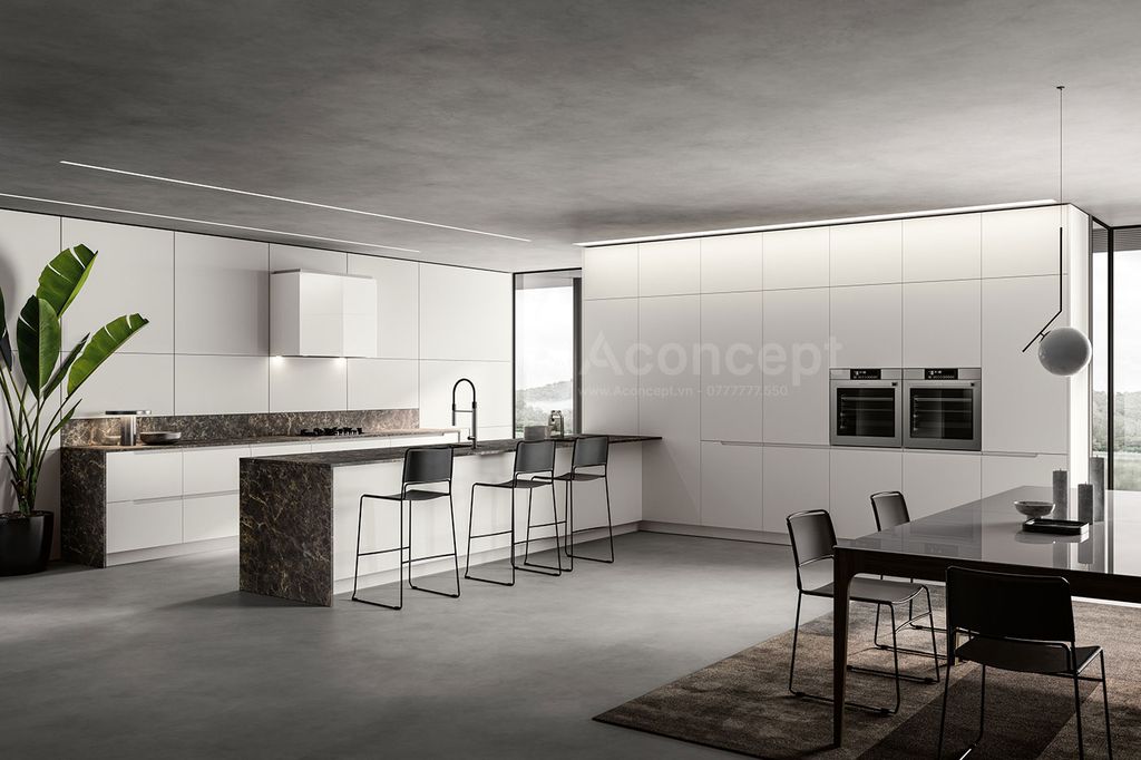 Tủ bếp A405 chữ I