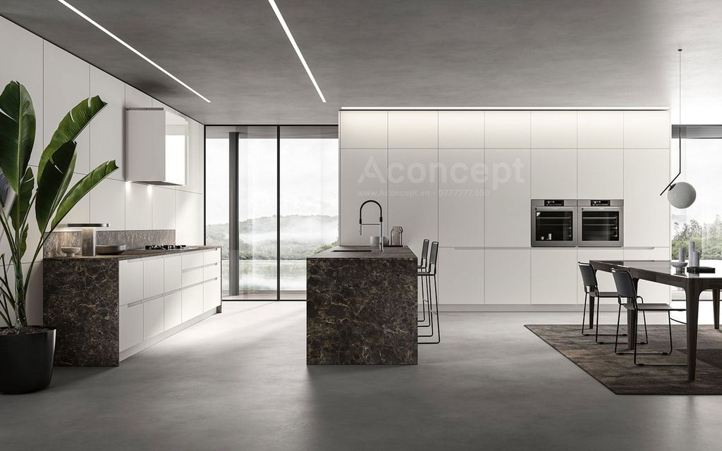 Tủ bếp A405 chữ I