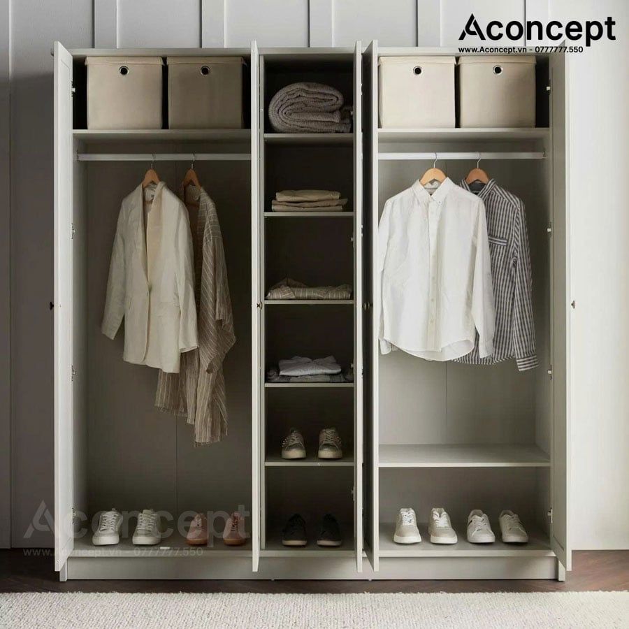 Tủ quần áo Aconcept34 cao cấp