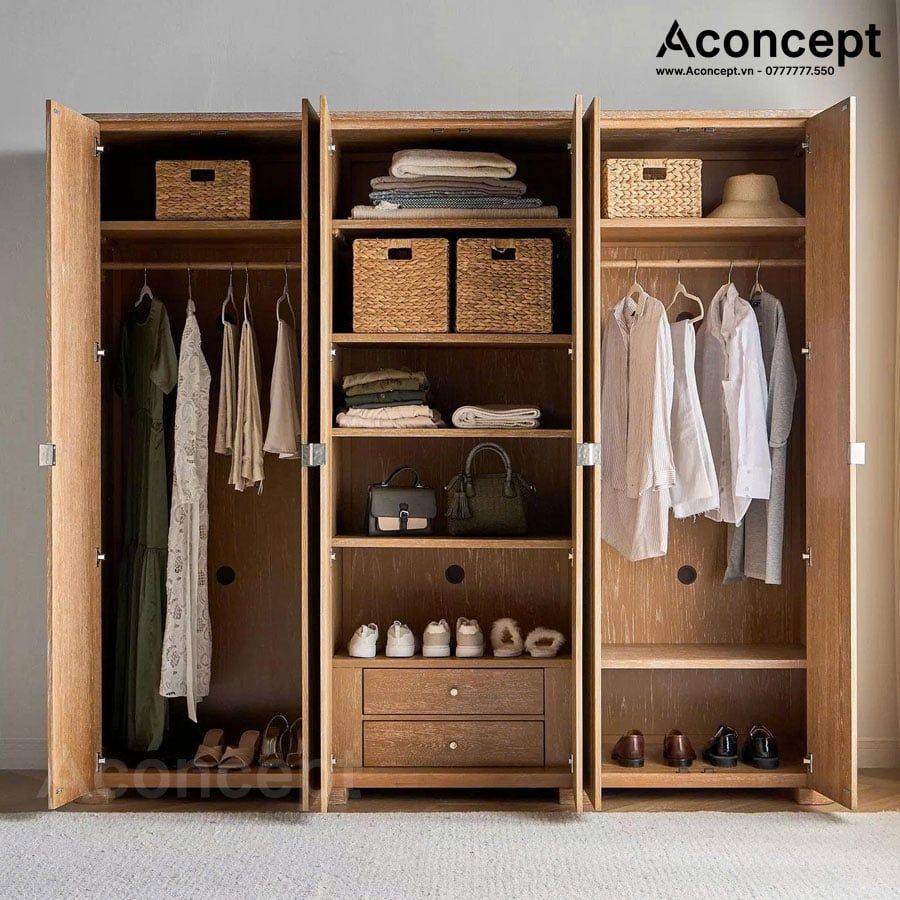 Tủ quần áo Aconcept19 cao cấp