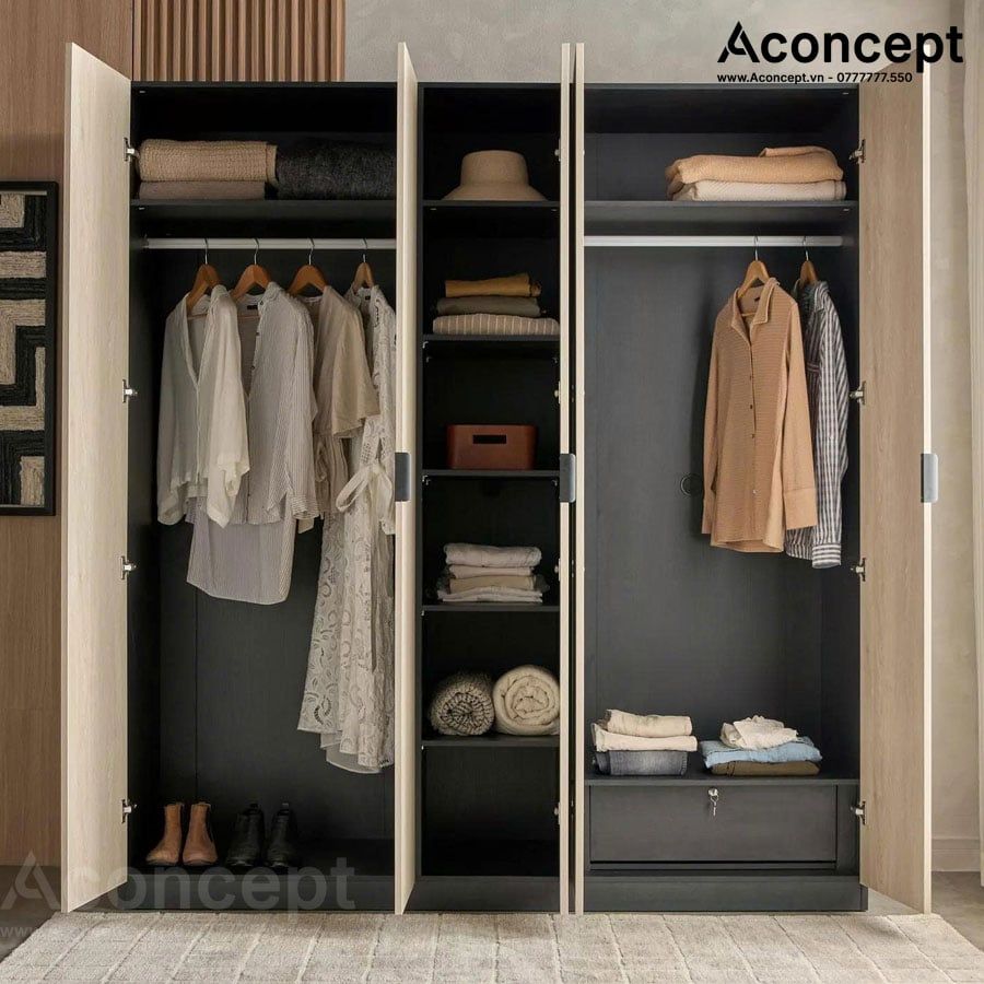 Tủ quần áo Aconcept13 cao cấp