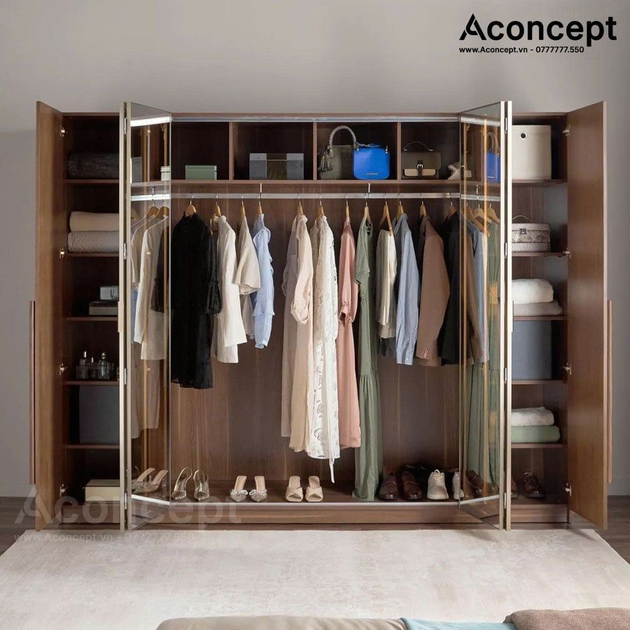 Tủ quần áo Aconcept31 cao cấp
