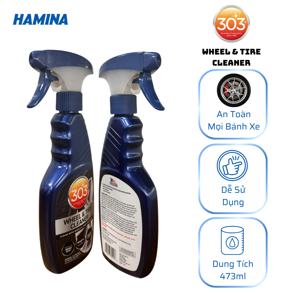  303® Wheel & Tire Cleaner - Dung Dịch Vệ Sinh Mâm - Lốp Xe 