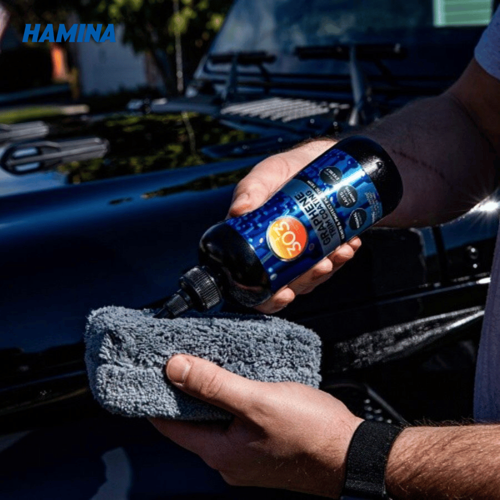  Graphene Trim Coating Giúp Phục Hồi Nhựa Bạc Màu Và Dưỡng Nhựa Ngoại Thất; Chống Bám Nước, Bám Bụi; Chống Tia UV. 