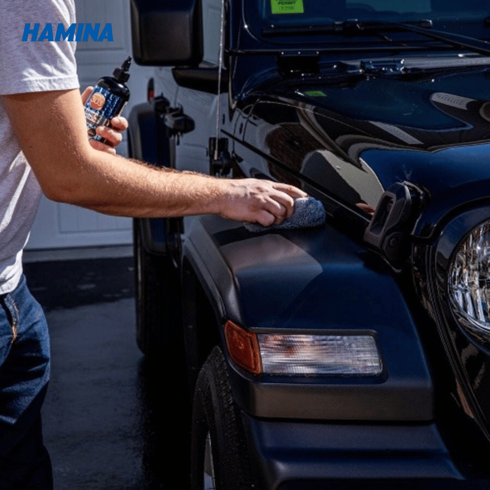  Graphene Trim Coating Giúp Phục Hồi Nhựa Bạc Màu Và Dưỡng Nhựa Ngoại Thất; Chống Bám Nước, Bám Bụi; Chống Tia UV. 