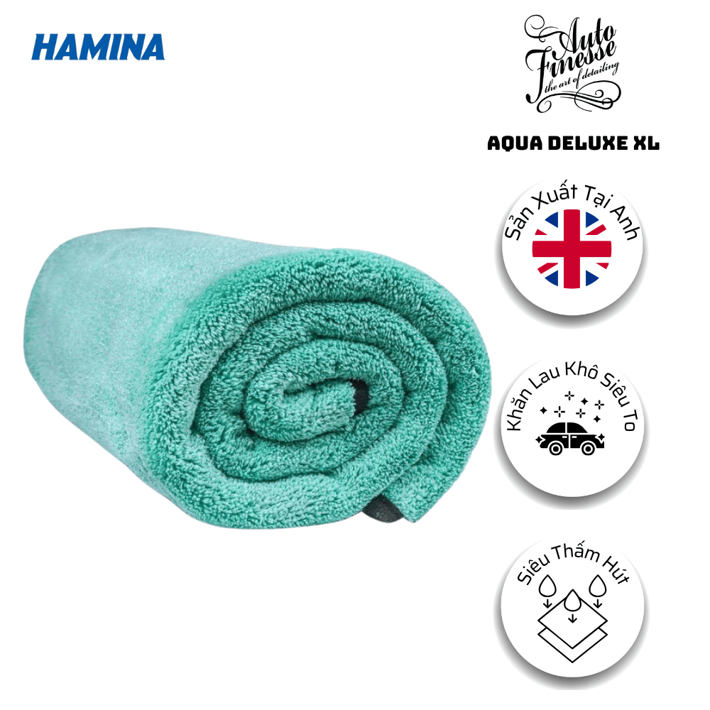  Khăn Lau Khô Siêu To, Siêu Thấm Hút - AQUA DELUXE XL 