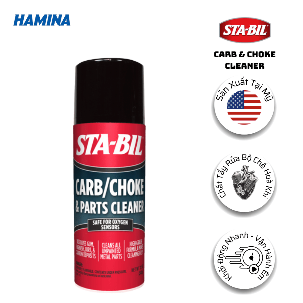  STA-BIL® Carb & Choke Cleaner - Chất Tẩy Rửa Bộ Chế Hòa Khí 