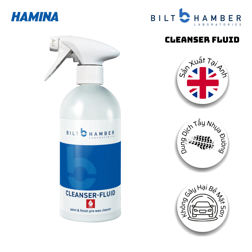  Cleanser Fluid - Dung Dịch Khử Nhựa Đường, Nhựa Cây, Cặn Keo Và Làm Sạch Sáp Cũ - Không Gây Hại Cho Bề Mặt Sơn 