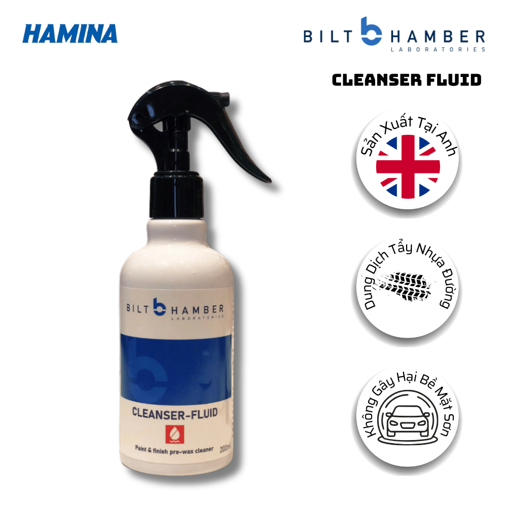  Cleanser Fluid - Dung Dịch Khử Nhựa Đường, Nhựa Cây, Cặn Keo Và Làm Sạch Sáp Cũ - Không Gây Hại Cho Bề Mặt Sơn 