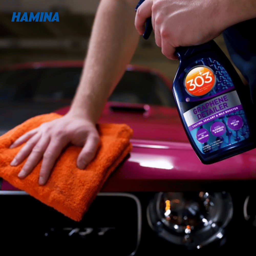  303® Graphene Detailer - Sản Phẩm Phủ Bóng Và Bảo Vệ Các Bề Mặt Sơn Khỏi Tia UV, Chống Bám Nước, Bám Bụi 