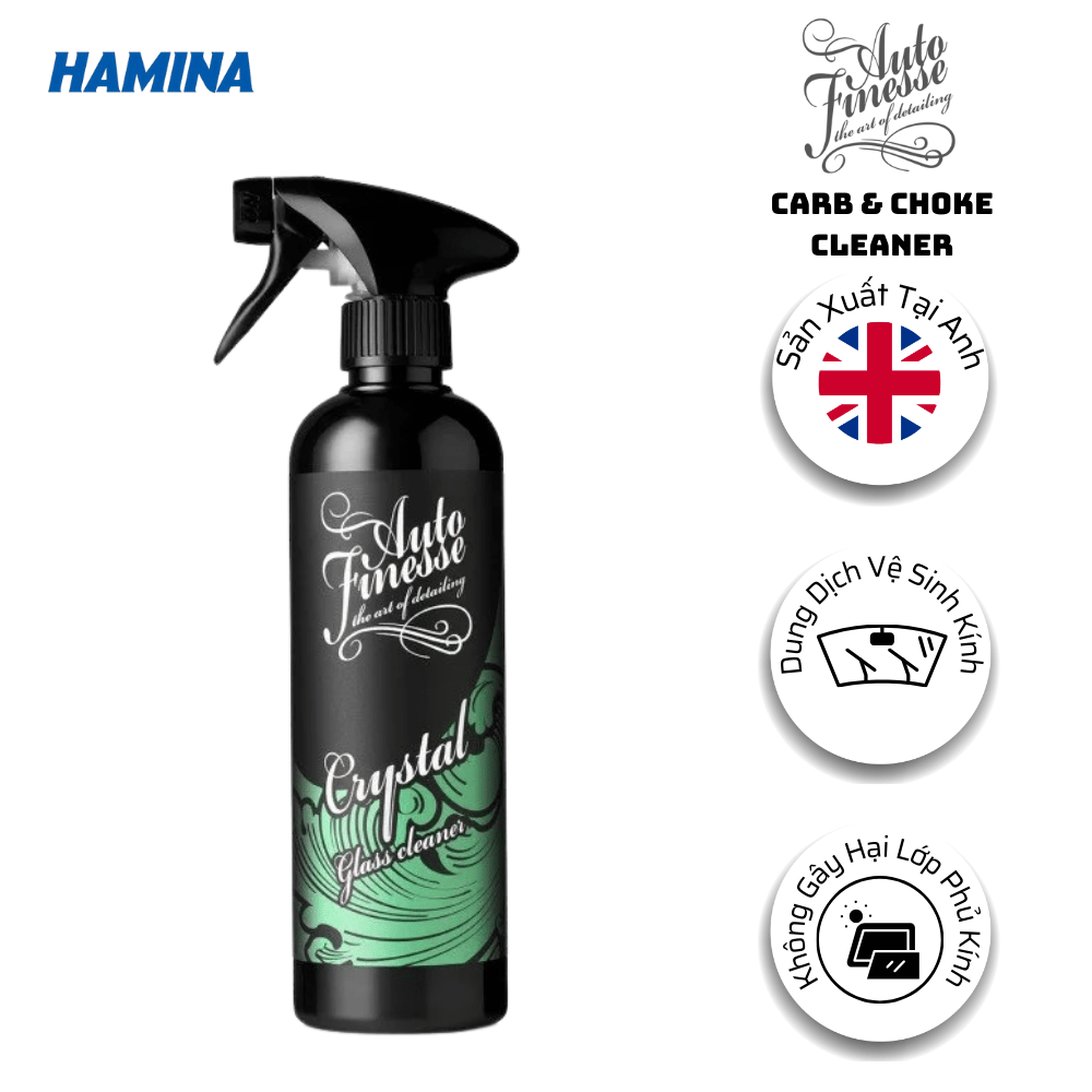  Crystal Glass Cleaner 500 ML - Dung Dịch Vệ Sinh Kính - Hàng Nhậu Khẩu Anh 